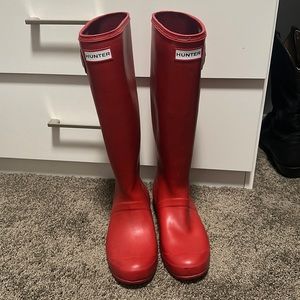 Hunter Boots Red